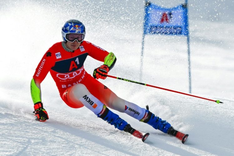 Switzerland's Marco Odermatt improved to a perfect 9-0 in World Cup giant slalom races this season with a victory in Aspen. ©AFP