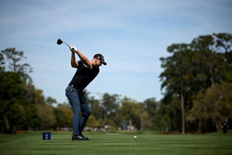 Wyndham Clark grabbed a four stroke lead at The Players Championship after back-to-back rounds of 65.. ©AFP