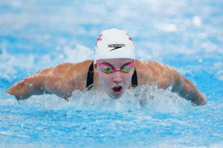 Regan Smith delivered an impressive double with 200m butterfly and 100m backstroke victories at the Pro Swim Series in Westmont, Illinois. ©AFP