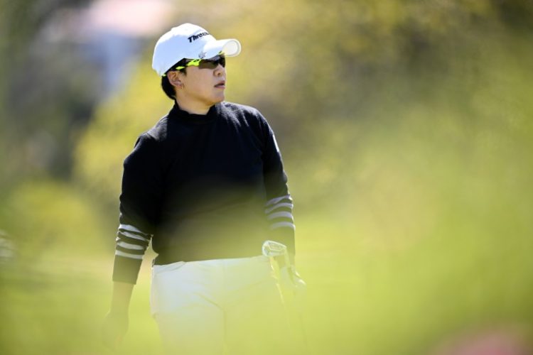 Former world number one Shin Ji-yai of South Korea has a share of the third-round lead in the LPGA Seri Pak Championship in Los Angeles. ©AFP