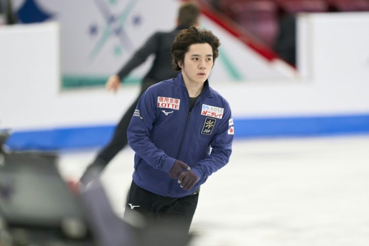 Japan's Shoma Uno, the two-time defending world champion, won the men's short programme at the 2024 World Figure Skating Championships. ©AFP
