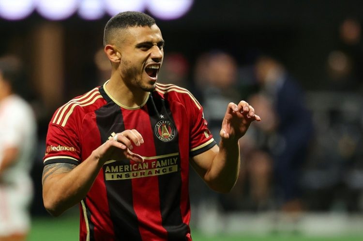 Greek striker Giorgos Giakoumakis grabbed a hat-trick as Atlanta United beat New England Revolution 4-1 in MLS on Saturday.. ©AFP