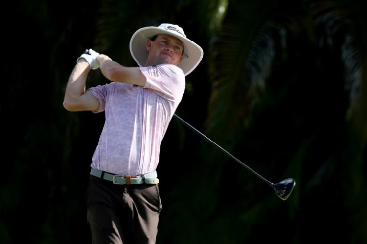 Joe Highsmith of the United States shared the lead with Scott Piercy at the Puerto Rico Open at Grand Reserve Golf Club on Friday.. ©AFP