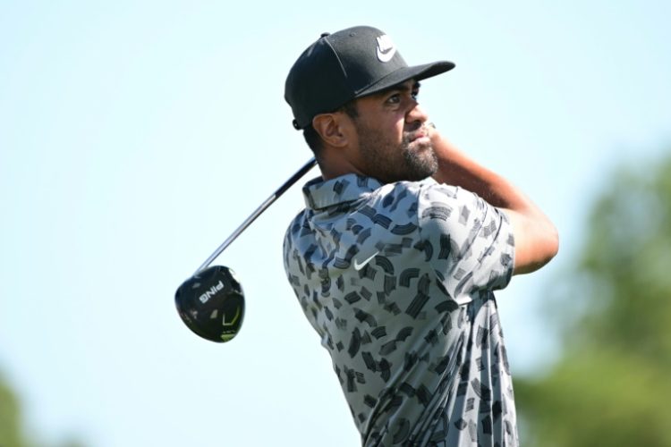 American Tony Finau fired an eight-under par 62 to grab the second-round lead at the PGA Houston Open. ©AFP