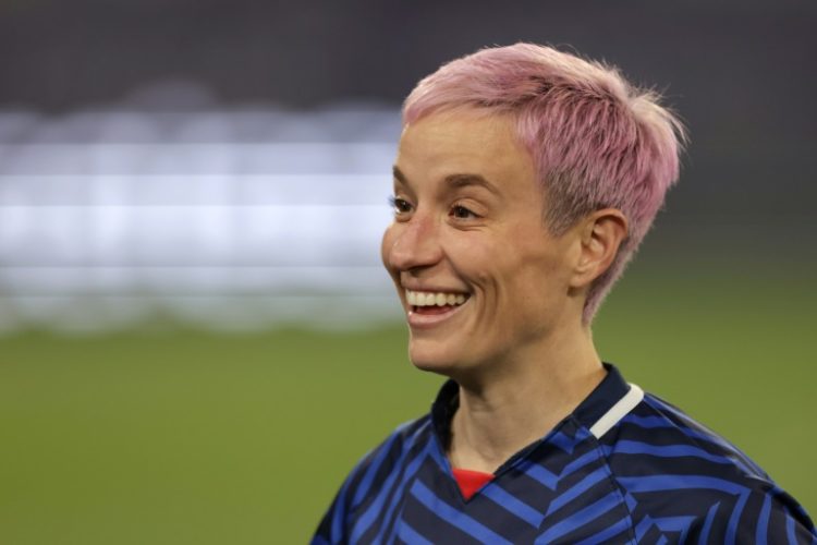Retired US women's football legend Megan Rapinoe will have her number 15 jersey retired in August by the Seattle Reign, the National Women's Soccer League team said. ©AFP