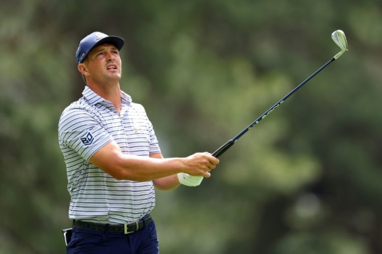 Bryson DeChambeau of the United States grabbed the early lead in the firts round of trhe 88th Masters. ©AFP