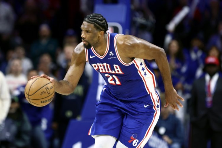 Joel Embiid scored 30 points to lead Philadelphia to a fourth straight win against Memphis. ©AFP