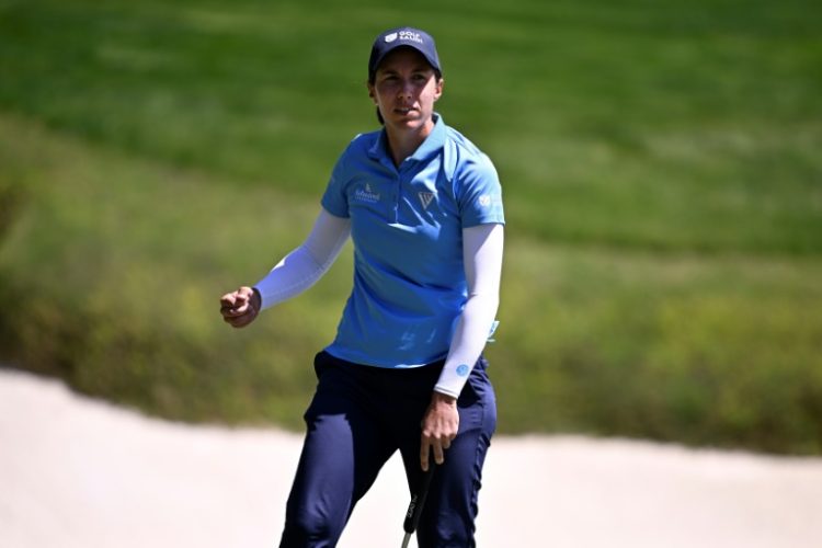 Spain's Carlota Ciganda fired a bogey-free five-under par 67 to grab a share of the stroke-play lead after the second day of the LPGA Match Play in Las Vegas, where the top eight after 54 holes advance to weekend match-play competition. ©AFP