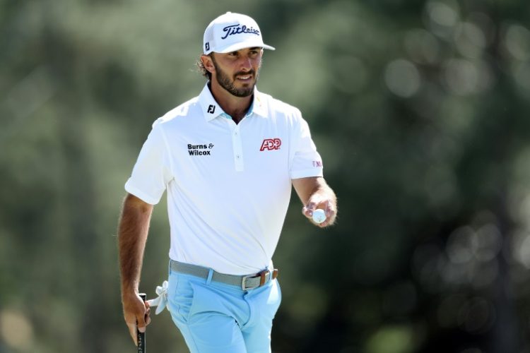 American Max Homa, never before in the top five after any major round, was among the co-leaders after 36 holes at the 88th Masters. ©AFP