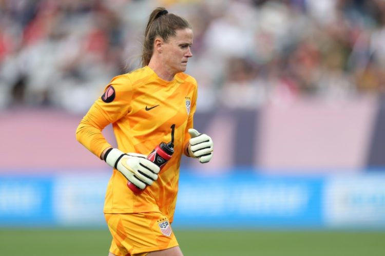 USA goalkeeper Alyssa Naeher was the penalty shoot-out hero once more as the Americans defeated Canada to win the SheBelieves Cup. ©AFP