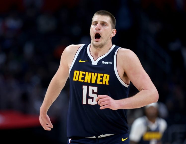 Nikola Jokic of the Denver Nuggets is again in the running for NBA Most Valuable Player. ©AFP
