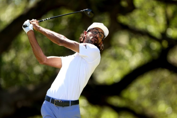 American Akshay Bhatia fired a nine-under par 63 to grab the lead after the first round of the PGA Texas Open. ©AFP