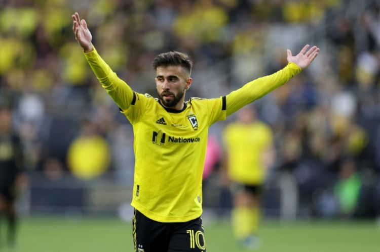 Diego Rossi's goal earned Columbus Crew a 1-1 draw with Mexican side Tigres in their CONCACAF Champions Cup quarter-final. ©AFP