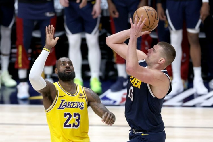 LeBron James refused to be drawn on his future after the Los Angeles Lakers' playoff exit on Monday. ©AFP