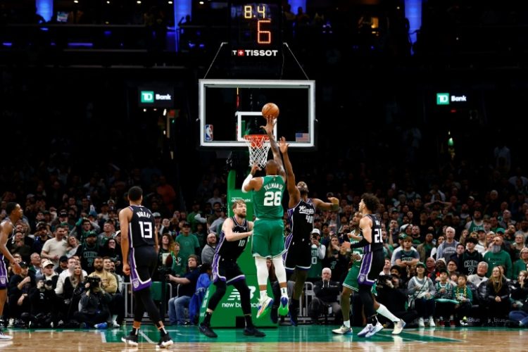 Xavier Tillman nails the winning shot as Boston hold off Sacramento to claim a fourth straight win. ©AFP