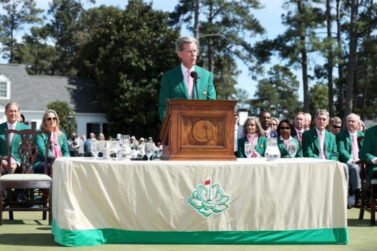 Augusta National chairman Fred Ridley struck a conciliatory tone towards the breakaway LIV Golf tour.. ©AFP