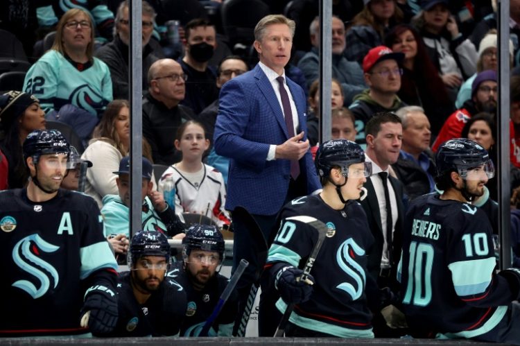Dave Hakstol was fired as head coach of the Seattle Kraken after the team failed to reach the NHL playoffs. ©AFP