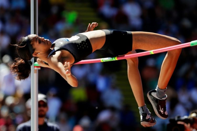 American Vashti Cunningham won the women's high jump title at the 128th Penn Relays. ©AFP