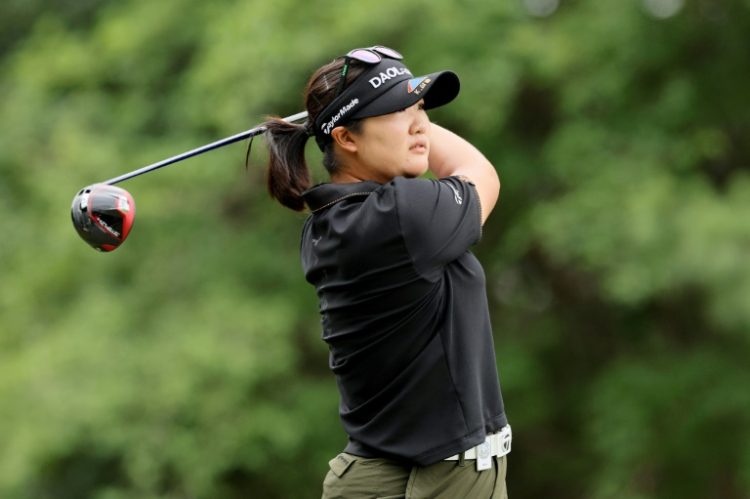Ryu Hae-ran of South Korea grabbed a one-stroke lead after the completion of the storm-hit third round of the LPGA Chevron Championship. ©AFP