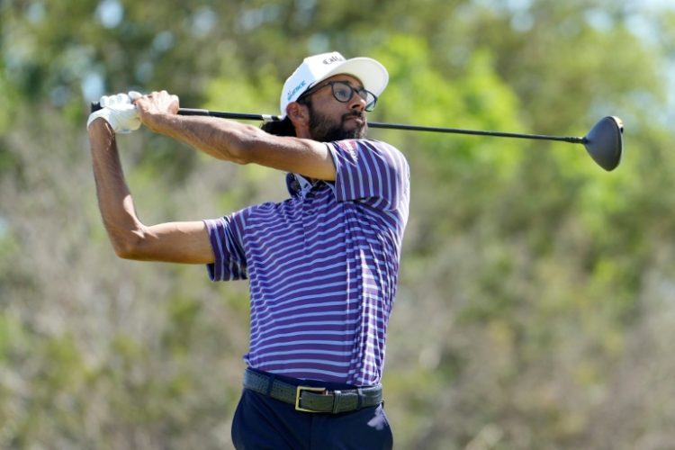 American Akshay Bhatia fired a two-under par 70 to stretch his lead to five strokes after the second round of the PGA Texas Open. ©AFP