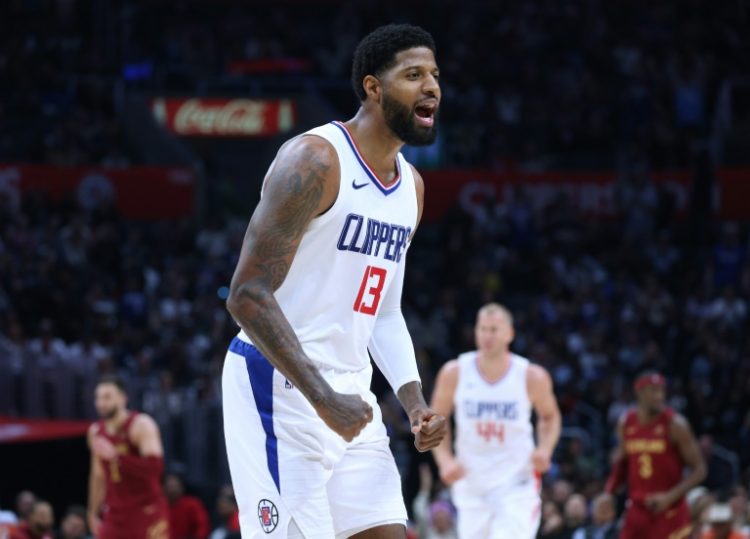 Paul George led the Los Angeles Clippers in a dramatic comeback win over Cleveland. ©AFP