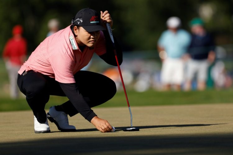 Wichanee Meechai of Thailand leads at the halfway stage of the US Women's Open in Pennsylvania. ©AFP