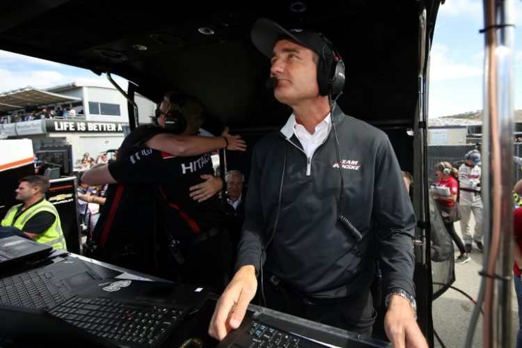 Penske Racing team president Tim Cindric and three others were suspended for two races by Penske Racing, including this month's Indianapolis 500, for their roles in a cheating scandal involving an extra power boost on restarts against IndyCar rules. ©AFP