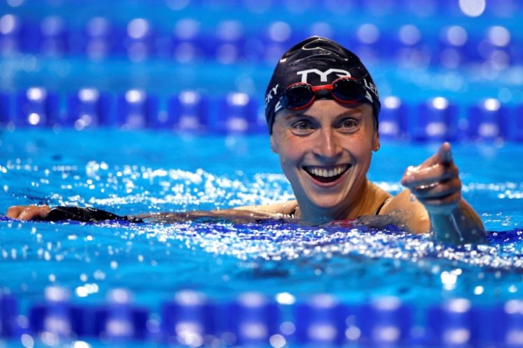 Seven-time Olympic swim champion Katie Ledecky of the United States says faith in some anti-doping systems "is at an all-time low" as the Paris Olympics draw near. ©AFP