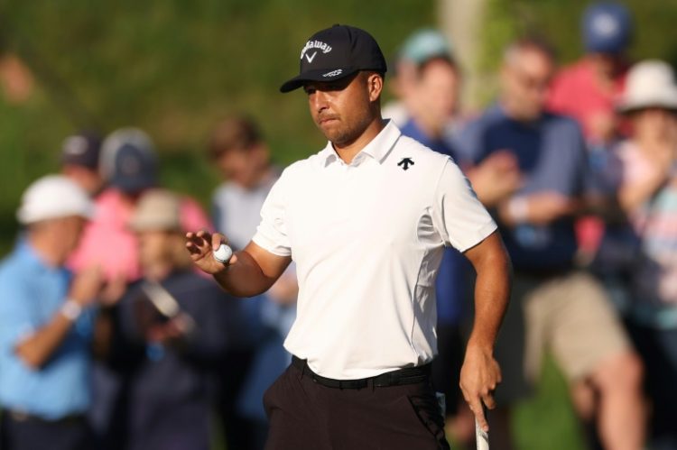 American Xander Schauffele grabbed the early lead in the first round of the PGA Championship. ©AFP
