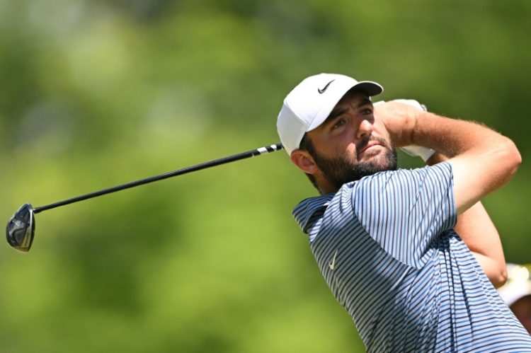 Top-ranked Scottie Scheffler fired a six-under par 65 in the final round of the PGA Championship two days after being arrested at the entrance to Valhalla. ©AFP