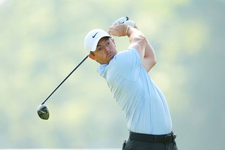 Four-time major winner Rory McIlroy of Northern Ireland shared the early lead at the PGA Championship. ©AFP