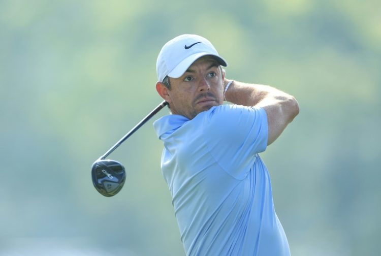 Four-time major winner Rory McIlroy of Northern Ireland fired a five-under par 66 in the opening round of the PGA Championship at Valhalla. ©AFP