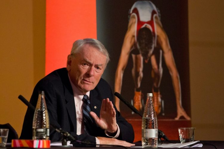 Former President of the World Anti-Doping Agency (WADA), Dick Pound hit out at the US Anti Doping Agency in a meeting on Friday.. ©AFP