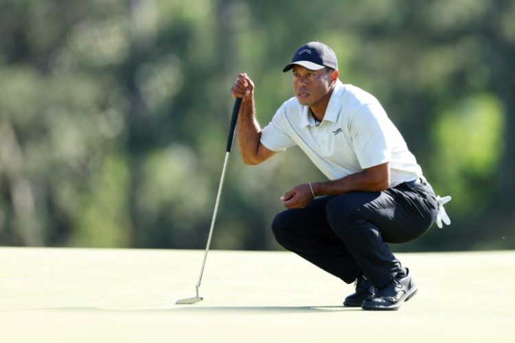 Tiger Woods, a 15-time major winner, was listed among 156 starters for next week's 106th PGA Championship. ©AFP