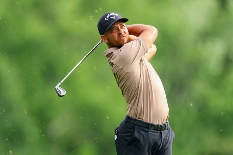 American Xander Schauffele fired a seven-under par 64 to seize a three-stroke lead after the first round of the PGA Wells Fargo Championship. ©AFP