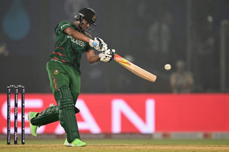 In the runs: Bangladesh's Shakib Al Hasan made 64 on Thursday. ©AFP