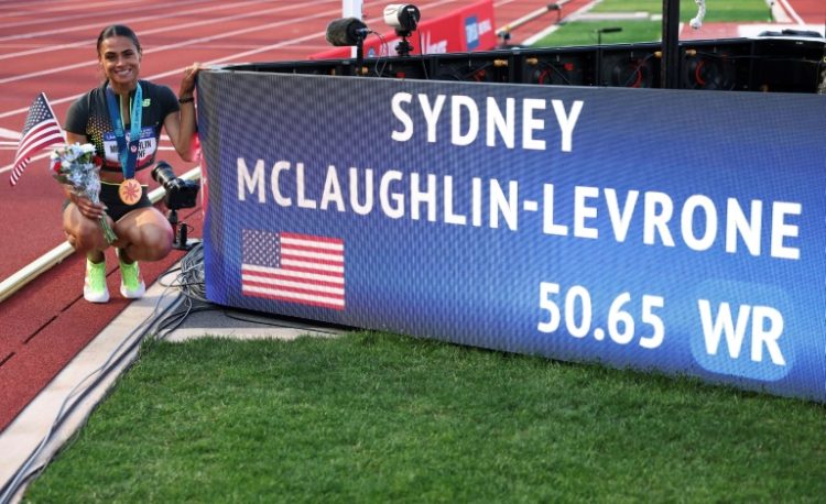 Sydney McLaughlin-Levrone smashed her own 400m hurdles world record to book her place in the Paris Olympics at the US trials on Sunday. ©AFP