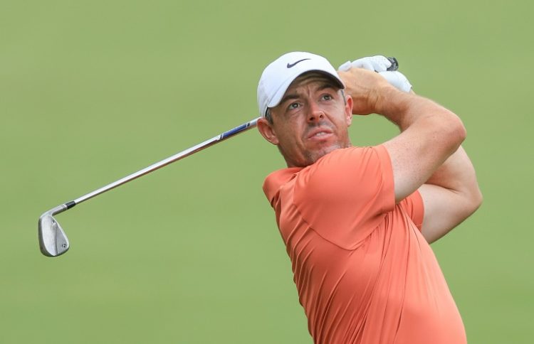 World number three Rory McIlroy of Northern Ireland made an afternoon charge in the first round of the US Open at Pinehurst. ©AFP