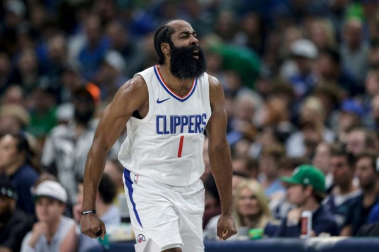 James Harden has reportedly reached a two-year deal worth $70 million to stay with the Los Angeles Clippers as NBA free agency for the 2024-25 season began on Sunday. ©AFP