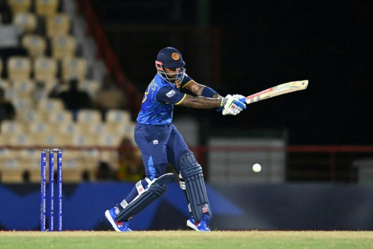 Sri Lanka's Kusal Mendis scored 46 as his team made 201-6 against the Netherlands in the T20 World Cup on Sunday.. ©AFP