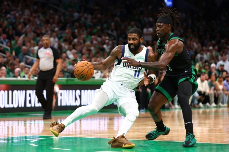 Kyrie Irving says he must improve as Dallas attempt to claw their way back into the NBA Finals against Boston on Wednesday. ©AFP