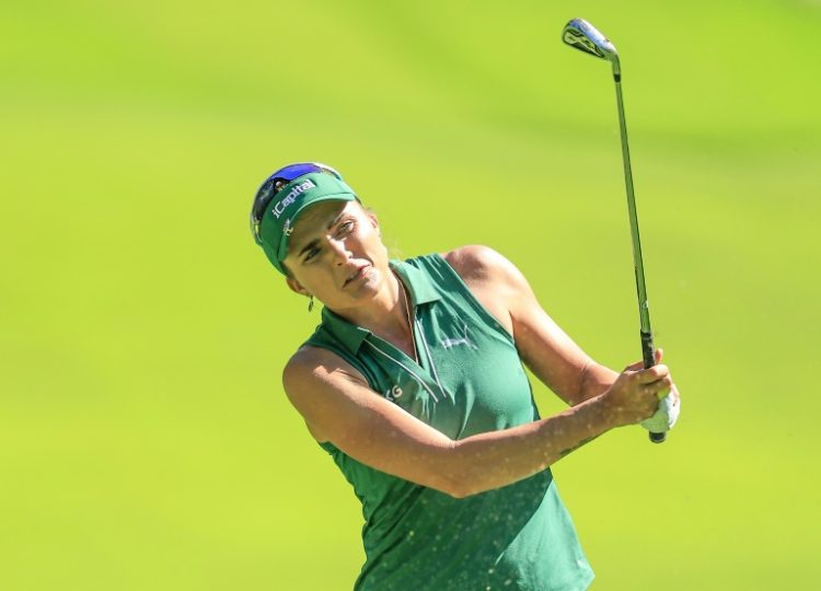 American Lexi Thompson fired a four-under par 68 to grab a one-stroke lead after the first round of the Women's PGA Championship. ©AFP