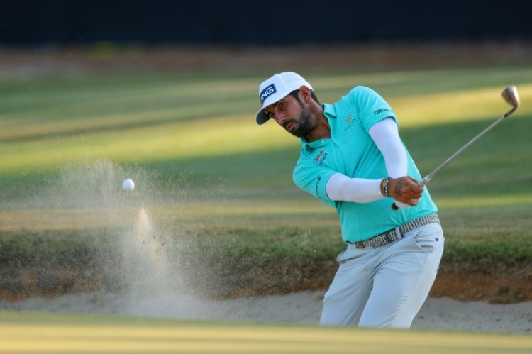 Matthieu Pavon, trying to become the first man from France to win a major title since 1907, will play in Sunday's final pairing at the US Open. ©AFP