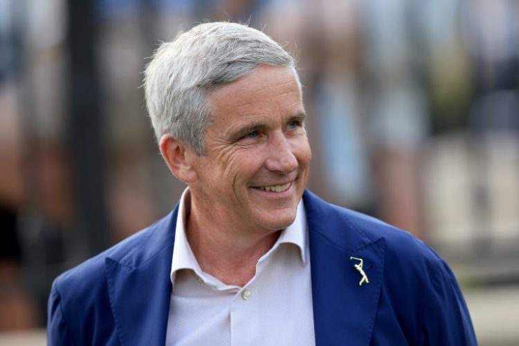 A year after PGA Tour commissioner Jay Monahan announced a framework merger agreement with Saudi Arabian backers of LIV Golf, no final deal has been agreed upon and both tours are well into a 2024 campaign. ©AFP