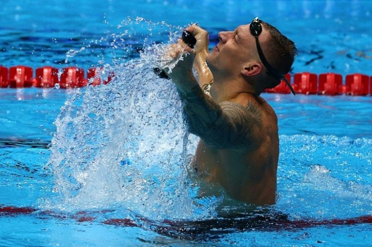 Caeleb Dressel headlines a US team aiming to maintain its supremacy in the Olympic pool in Paris. ©AFP
