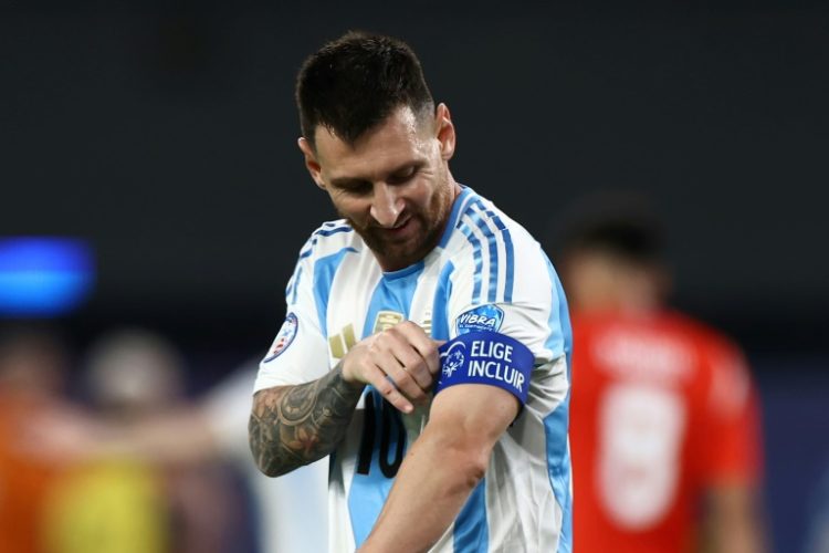 Lionel Messi will miss Argentina's final Copa America group game after complaining of muscle soreness. ©AFP