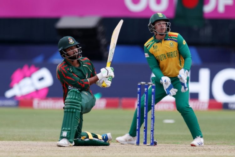 Leading scorer: Towhid Hridoy is  Bangladesh's top run getter but with only 95 runs across four games. ©AFP