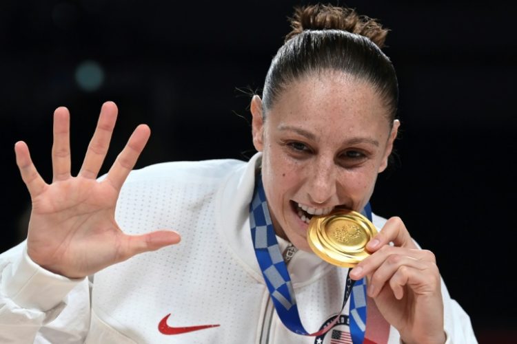 US basketball player Diana Taurasi is chasing a sixth straight Olympic gold. ©AFP