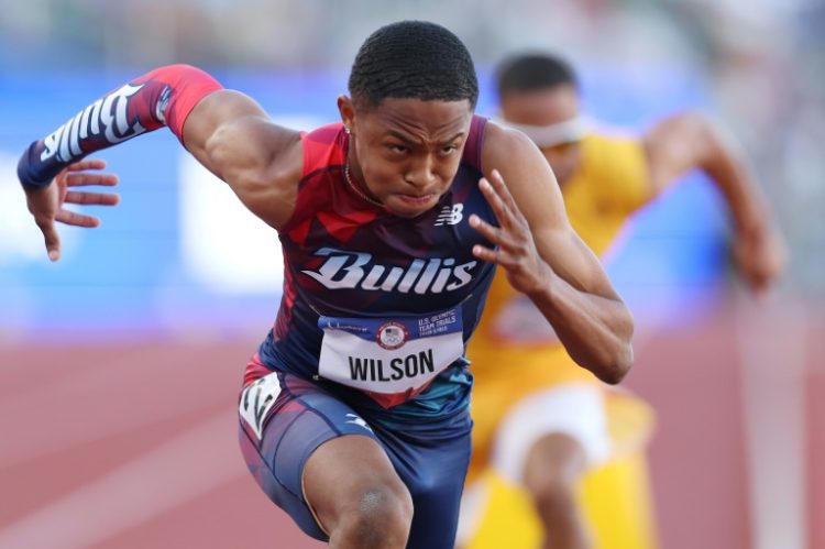 Quincy Wilson has been picked for the 4x400m relay pool at the Paris Olympics. ©AFP
