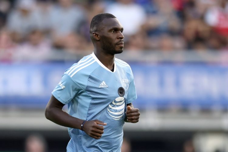 Christian Benteke scored a first-half goal to help DC United defeat Santos Laguna 3-0 and advance to the knockout stage of the Leagues Cup. ©AFP